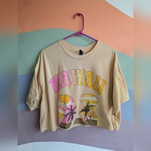 Wild Fable Beige Hawaii Graphic Tee 🌺